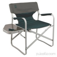 Coleman Outpost Breeze Portable Folding Deck Chair with Side Table   553644508